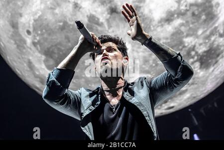 Lo script che si esibisce presso il Bournemouth International Centre. Credito: Charlie Raven/Alamy Foto Stock