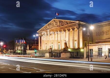 Assemblea nazionale francese, Parigi, Francia Foto Stock