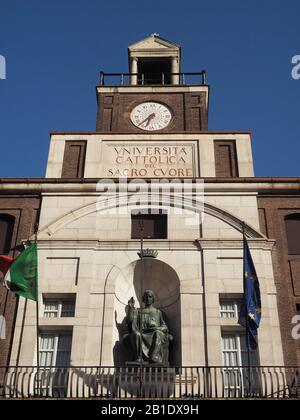 Università Cattolica del Sacro Cuore, Università Cattolica del Sacro Cuore di Milano, Italia Foto Stock
