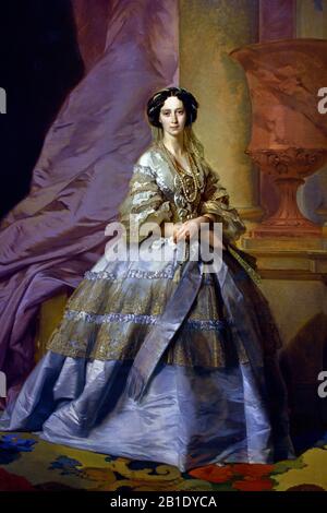 Maria Alexandrovna (nata Principessa Maria d'Assia e del Reno) 1824 – 1880 Imperatrice della Russia come prima moglie dell'imperatore Alessandro II. 1866 di Ivan Makarov Russia, Russia, Federazione, Foto Stock