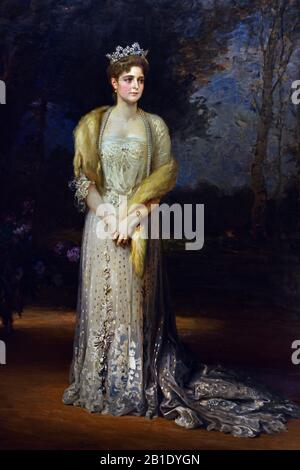 Empress Marie Feodorovna Della Russia. (Consort of Emperor Alexander III) 1914 di Jacob Weber, Russia, Russia, Federazione, Foto Stock