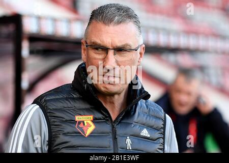 Responsabile di Watford, Nigel Pearson - AFC Bournemouth v Watford, Premier League, Vitality Stadium, Bournemouth, UK - 12th gennaio 2020 solo per uso editoriale - si applicano le restrizioni di DataCo Foto Stock