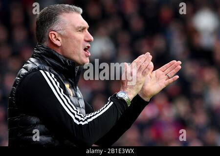 Responsabile di Watford, Nigel Pearson - AFC Bournemouth v Watford, Premier League, Vitality Stadium, Bournemouth, UK - 12th gennaio 2020 solo per uso editoriale - si applicano le restrizioni di DataCo Foto Stock