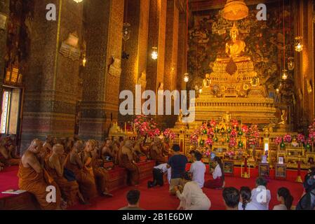 Asia, Tailandia, Bangkok, Wat Pho Foto Stock