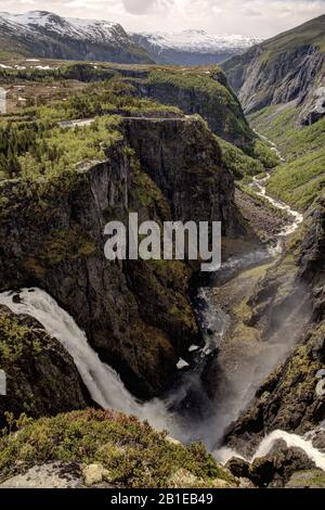 Vrinsfossen In Norvegia, Norvegia Foto Stock