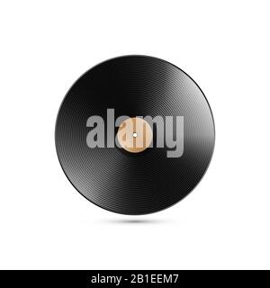 illustrazione vettoriale della registrazione in vinile Illustrazione Vettoriale