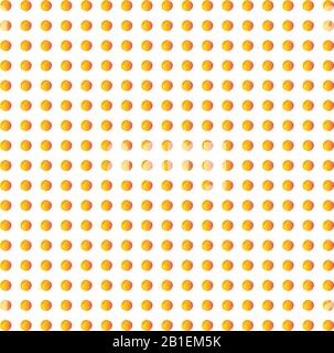 Pillole arancioni su sfondo bianco Illustrazione Vettoriale