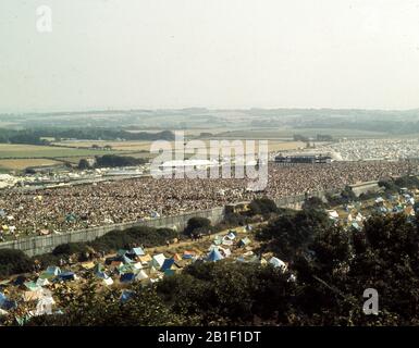 Woodstock, bethel festival rock bethel, new york, agosto 1969 Foto Stock