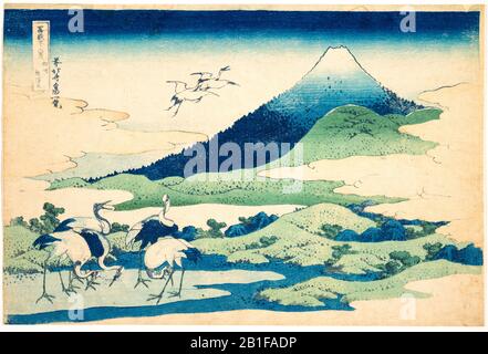 Katsushika Hokusai, Umezawa Manor nella provincia di Sagami, stampa in legno, 1830-1832 Foto Stock