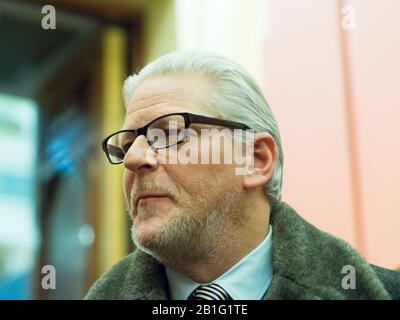 San Pietroburgo, Russia - 21 Ottobre 2016. Coreografo e artista belga Jan Fabre durante l'apertura della sua mostra `Jan Fabre: The Knight o Foto Stock