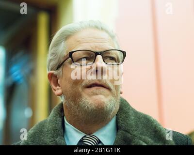 San Pietroburgo, Russia - 21 Ottobre 2016. Coreografo e artista belga Jan Fabre durante l'apertura della sua mostra `Jan Fabre: The Knight o Foto Stock