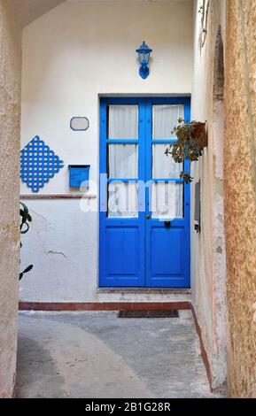 Il centro storico dell'isola di Favignana Italia Foto Stock