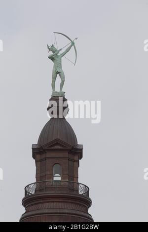Il Campidoglio dello Stato del Kansas, situato a Topeka, è l'edificio che ospita i rami esecutivi e legislativi del governo per lo stato del Kansas degli Stati Uniti. Foto Stock