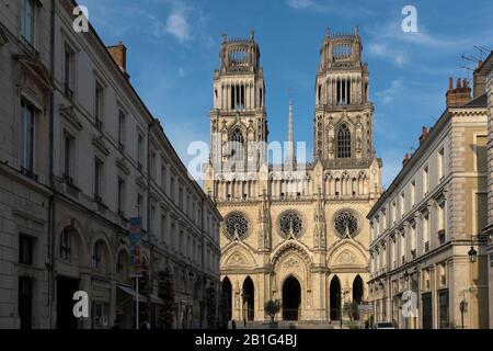 Cattedrale di Orleans, in stile gotico Foto Stock