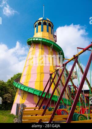 Storico Helter Skelter al Black Country Living Museum vicino a Dudley, Regno Unito Foto Stock