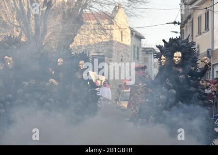 Murterske Bake - Murter Carnevale 2020 Foto Stock