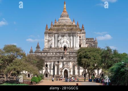 Tempio Thatbyinnyu, Bagan, Mandalay Regione, Myanmar Foto Stock