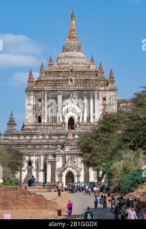 Tempio Thatbyinnyu, Bagan, Mandalay Regione, Myanmar Foto Stock