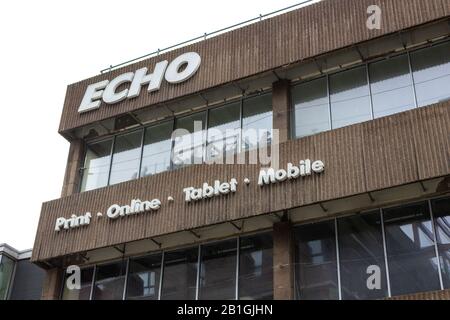 Ex Echo giornale edificio ufficio, Old Hall Street, Liverpool Foto Stock