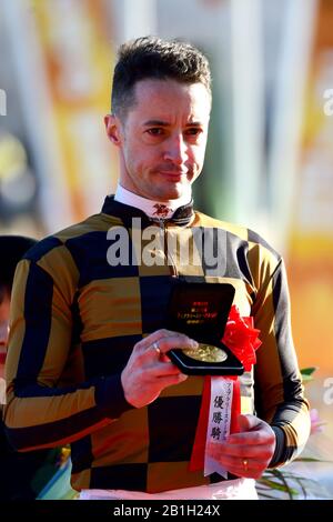 Fuchu, Tokyo, Giappone. 23rd Feb, 2020. Christophe Lemaire Horse Racing : Christophe Lemaire Vince Il Febbraio Stakes All'Ippodromo Di Tokyo A Fuchu, Tokyo, Giappone . Credito: Aflo/Alamy Live News Foto Stock