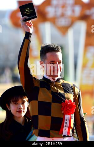 Fuchu, Tokyo, Giappone. 23rd Feb, 2020. Christophe Lemaire Horse Racing : Christophe Lemaire Vince Il Febbraio Stakes All'Ippodromo Di Tokyo A Fuchu, Tokyo, Giappone . Credito: Aflo/Alamy Live News Foto Stock