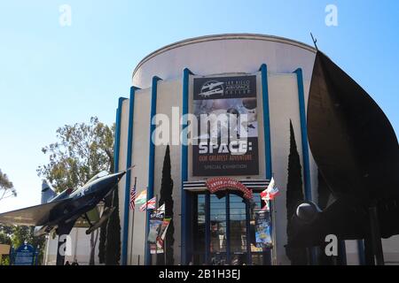 San Diego, Ca 2/24/2020 Il San Diego Air And Space Museum Al Balboa Park Foto Stock