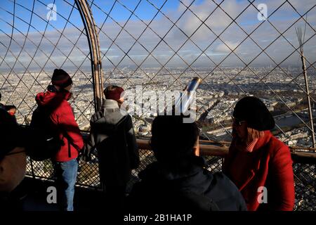 Vista Di Parigi Dalla Torre Eiffel. Parigi. Francia Foto Stock