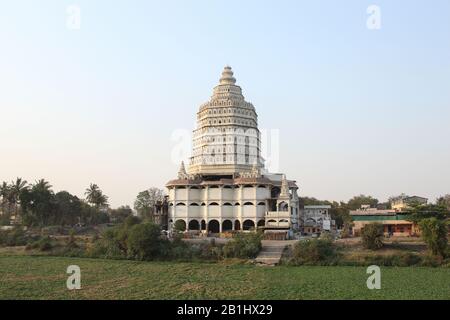 19th Mar 2019, Pune , Maharashtra, India. Dnyaneshwar Maharaj Samadhi Mandir Tempio, Alandi Foto Stock