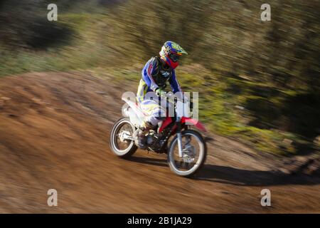 Cardiff, REGNO UNITO, 5th febbraio 2020. MotosX scende in pista. Credito: Megan Ellis Foto Stock