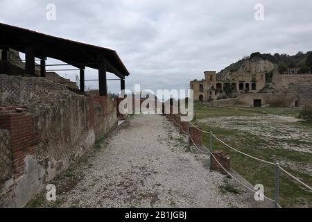 Napoli - Scorcio del Parco Archeologico di Pausilypon Foto Stock