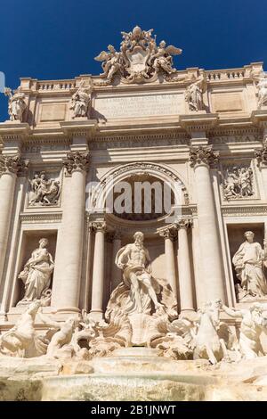 Fontana Di Trevi A Roma, Italia 2017 Foto Stock