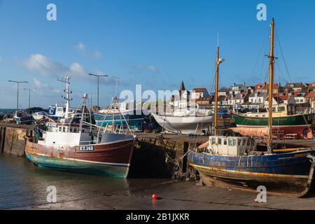 Il porto di pescatori di St Monans Fife Scozia. Foto Stock