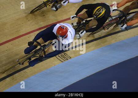 Velodromo Olimpico 2012. Londra,Gran Bretagna, Descrizione: Evento- Keirin maschile, Sir Chris HOY, vincitore della finale, al Velodromo Olimpico di Londra 2012. Velodrome, Stratford East London. Uk 18:05:11, Tuesday 07/08/2012, [Mandatory Credit: Peter Spurrier/Intersport Images] Foto Stock