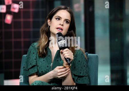 New York, NY, Stati Uniti. 26 Febbraio 2020. Amy Hoggart visita LA BUILD Speaker Series discutendo della sua nuova serie truTV "It's Personal with Amy Hoggart" presso BUILD Studio. Credito: Steve Mack/Alamy Live News Foto Stock