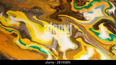 Colori militari sfondo marmo. Struttura in marmo con inchiostro. Foto Stock