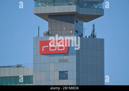 RBB-Hochhaus, Masurenallee, Westend, Charlottenburg di Berlino, Deutschland Foto Stock