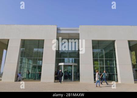 Eingangsgebäude, Holocaust-Gedenkstätte Yad Vashem di Gerusalemme, Israele Foto Stock