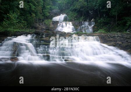 Kent Falls, Kent Falls State Park, Connecticut Foto Stock