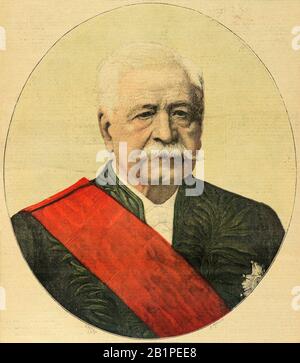 Meyer Henri ( 1841 - 1899 ) - Ritratto di Ferdinando de Lesseps (18905 - 1894) - Collezione privata Foto Stock