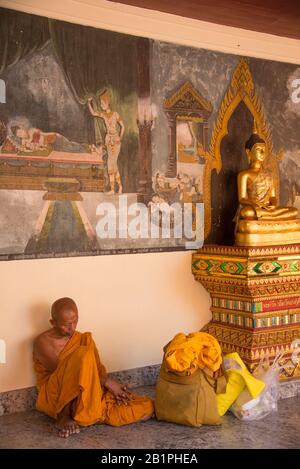 Asia, Thailandia, Chiang Mai, Tempio Di Doi Suthep Foto Stock