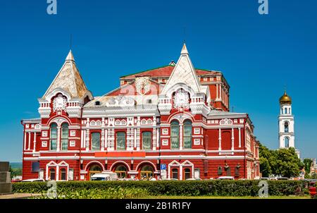 Teatro Drammatico A Samara, Russia Foto Stock