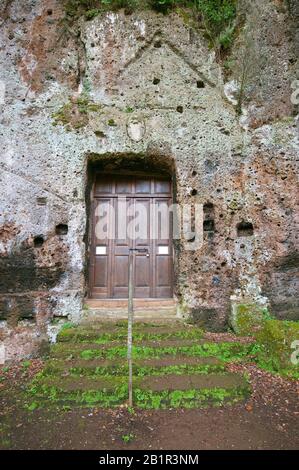 Chiesa Della Madonna Del Parto (Mitreo) A Sutri, Lazio, Italia Foto Stock