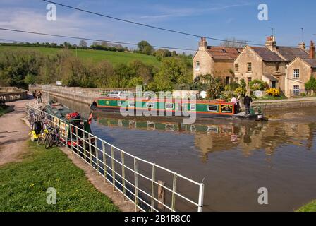 Kennett & Avon Canal Avoncliff Aqueduct Wiltshire Foto Stock