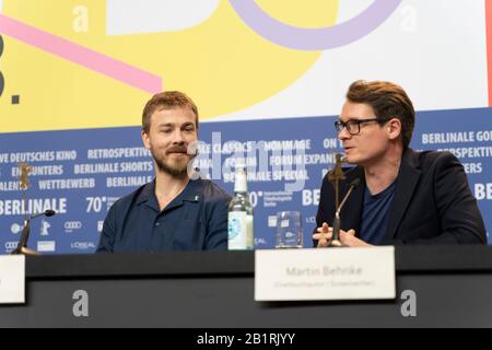 Berlino, Germania. 26th Feb, 2020. Conferenza stampa di 'Berlin Alexanderplatz' alla 70th Berlinale 2020. (Foto Di Beata Siewicz/Pacific Press) Credit: Pacific Press Agency/Alamy Live News Foto Stock