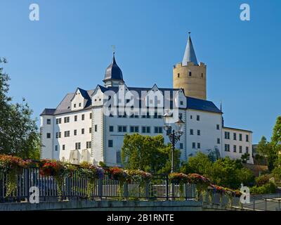 Wildeck Castle A Zschopau, Sassonia, Germania, Foto Stock