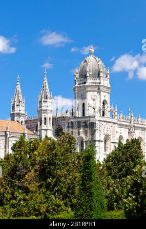 Monastero Di Hieronyonyite, Mosteiro Dos Jerónimos, Lisbona, Portogallo, Foto Stock