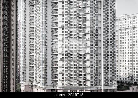 Case residenziali a Nanshi, Shanghai, Cina Foto Stock