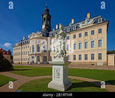 Hubertusburg alloggio di caccia a Wermsdorf, Sassonia, Germania Foto Stock