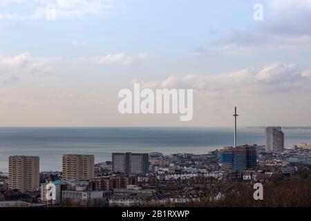 Guardando verso Brighton Foto Stock