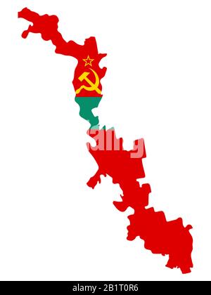 Transnistria Map flag illustrazione vettoriale EPS 10 Illustrazione Vettoriale